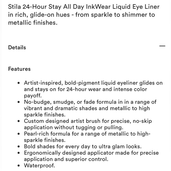 Stila Stay All Day InkWear Liquid Eye Liner - Picture 5 of 5